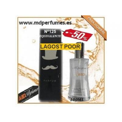 Oferta Perfume LAGOST POOR Hombre Nº125 Alta Gama 100ml 10€
