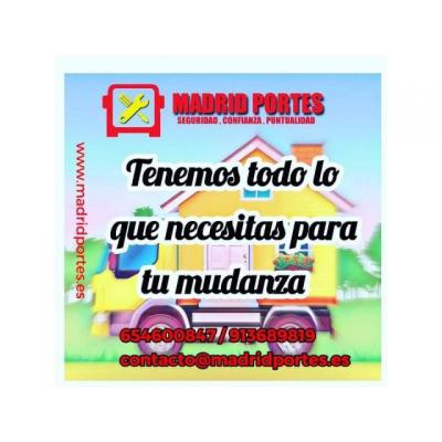 RECIBE OFERTAS DE PORTES#MUDANZAS BARATAS EN FUENLABRADA, PARLA