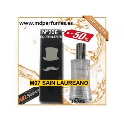 Oferta Perfume equivalente M07 SAIN LAUREANO Nº206 Alta Gama