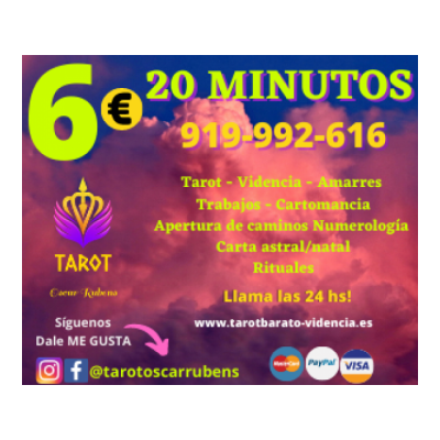 Tarot del Amor/806 Cartomancia *6 € los 20 min*
