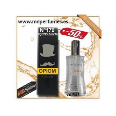 Oferta Perfume Hombre equivalente OPIOM Nº170 Alta Gama