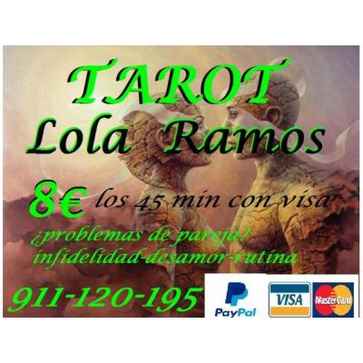 Tarot  Lola Ramos 30 min + 15 min de regalo 8 €