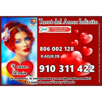 TAROT DEL AMOR INFINITO Visa /8€ 30min/   910311422