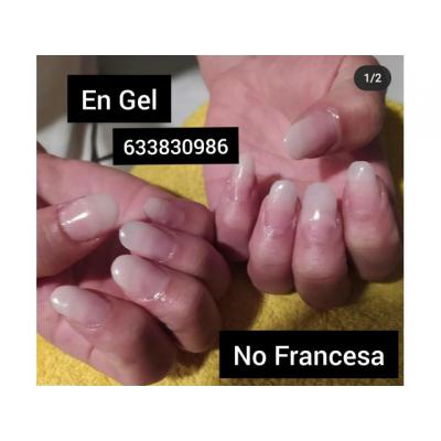 Uñas gel  Acrílico Esmaltado semipermanente