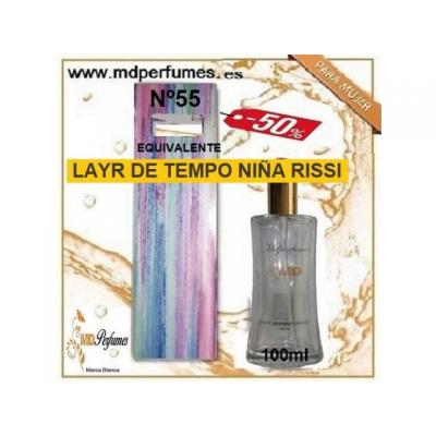 Oferta Perfume Mujer LAYR DE TEMPO NIÑA RISSI Alta Gama Equivalente