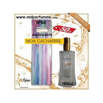 Oferta 10€ Perfume Mujer MOA CACHARRE Gama Equivalente
