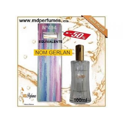 Oferta 10€ Perfume Mujer NOM GERLAN Gama Equivalente