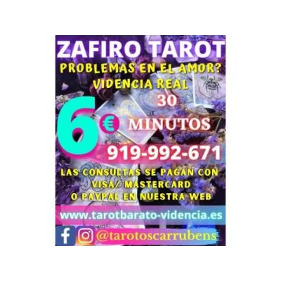 Tarot y videncia de Zafiro a 6 euros