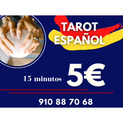 TAROT Y VIDENCIA 5 EUROS LOS 15 MINUTOS