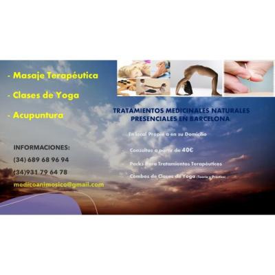 Yoga, Masaje y Acupuntura en Barcelona