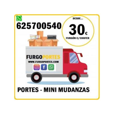 Portes baratos Madrid: (625700-540) →30€
