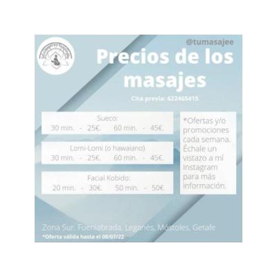 Disfruta de un masaje SUECO