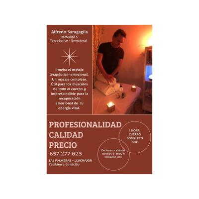 Masaje terapéutico holistico