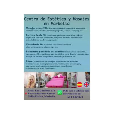 Oferta masajes y estética Carolina Ramos