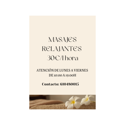 MASAJES RELAJANTES