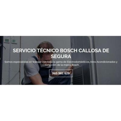 Servicio Técnico Bosch Callosa de Segura 965217105