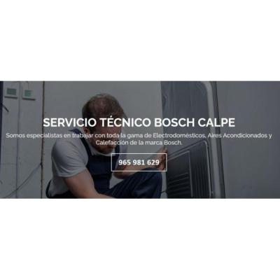 Servicio Técnico Bosch Calpe 965217105