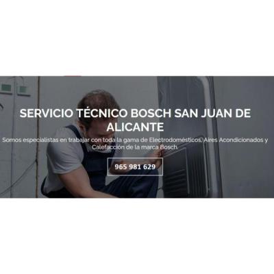 Servicio Técnico Bosch San Juan de Alicante 965217105