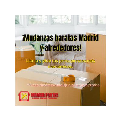 Portes baratos en Madrid desde 29, 99