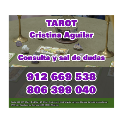 ¿Quieres consultar el tarot? Llama a Cristina