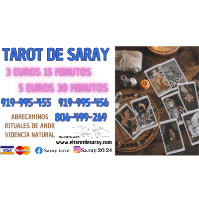 Tarot profesional/certero 30 min 5 euros