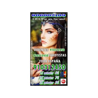 TAROT VISA CERRADA 15 MINUTOS 9 EUROS 910312450