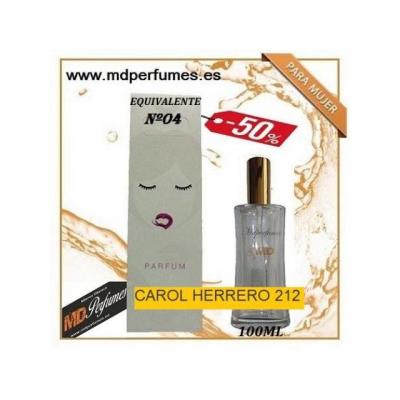 Oferta Perfume Mujer Nº4 CAROL HERRERO 212, Alta Gama