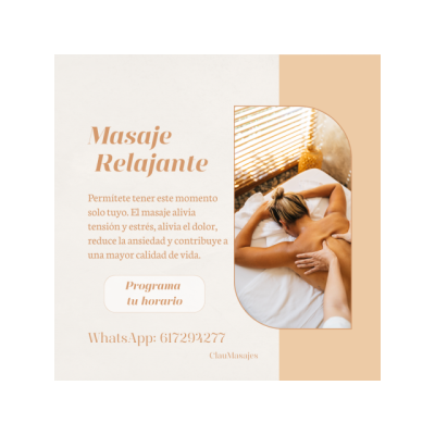Masajes profesionales