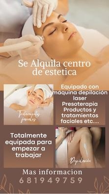 Alquilo negocio estética equipado