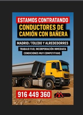 Conductor de camion con bañera