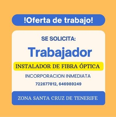 Instalador de fibra óptica