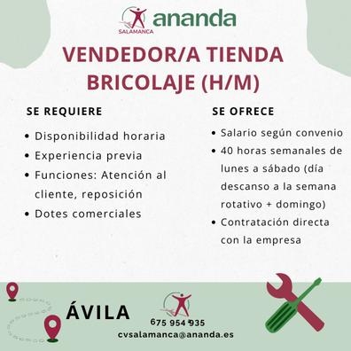 Vendedor/a ÁVILA (H/M)