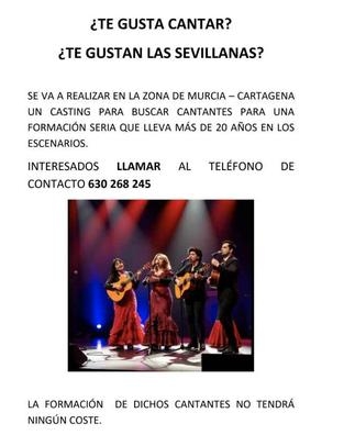 BUSCAMOS CANTANTES