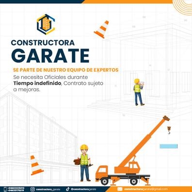 Se busca Oficial de construcción