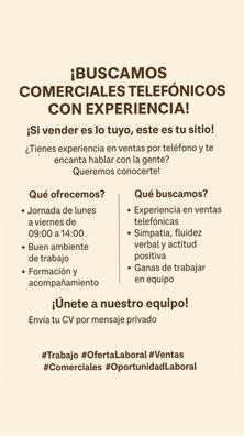 BUSCAMOS COMERCIALES TELEFÓNICOS