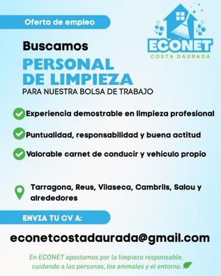¡Buscamos personal de limpieza!