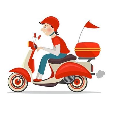Repartidor comida fines de semana