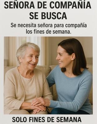 Señora de compañía fines de semana