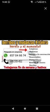 DERRIBOS Y DESESCOMBROS ECONÓMICOS