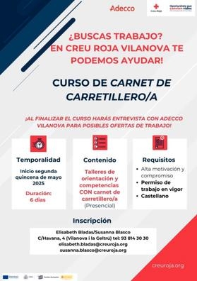 CURSO DE CARNET DE CARRETILLERO/A