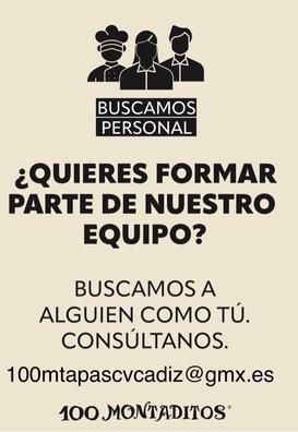 Se precisa personal con experiencia