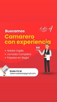 Camarer@ barra/ sala