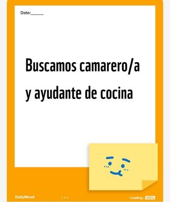 camarero y ayunte de cocina