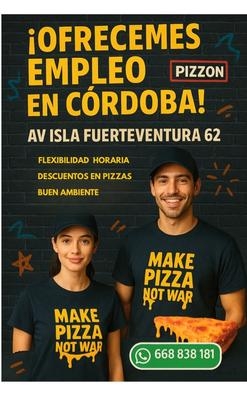 Oferta de Empleo: Personal para Pizzería