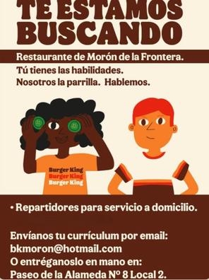 REPARTIDORES BURGER KING MORÓN