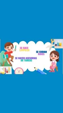 LIMPIEZA, ASESORIA DE TAREAS, CUIDADORA