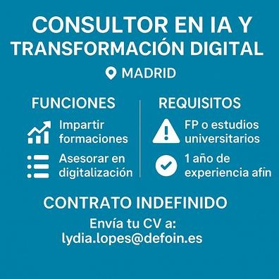 Consultor en IA y transformación digital