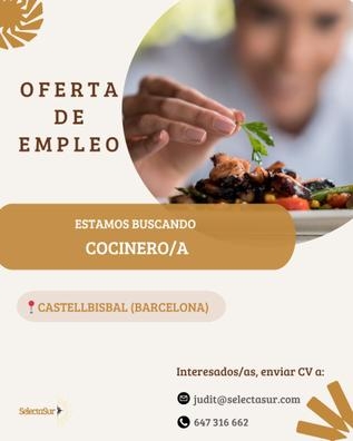 COCINERO/A EN CASTELLBISBAL (BARCELONA)