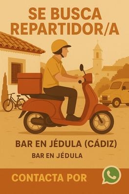 Se busca repartidor/a para bar en Jédula