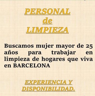 PERSONAL PARA LIMPIEZA DE HOGARES